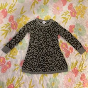 Splendid Leopard Print Toddler Dress